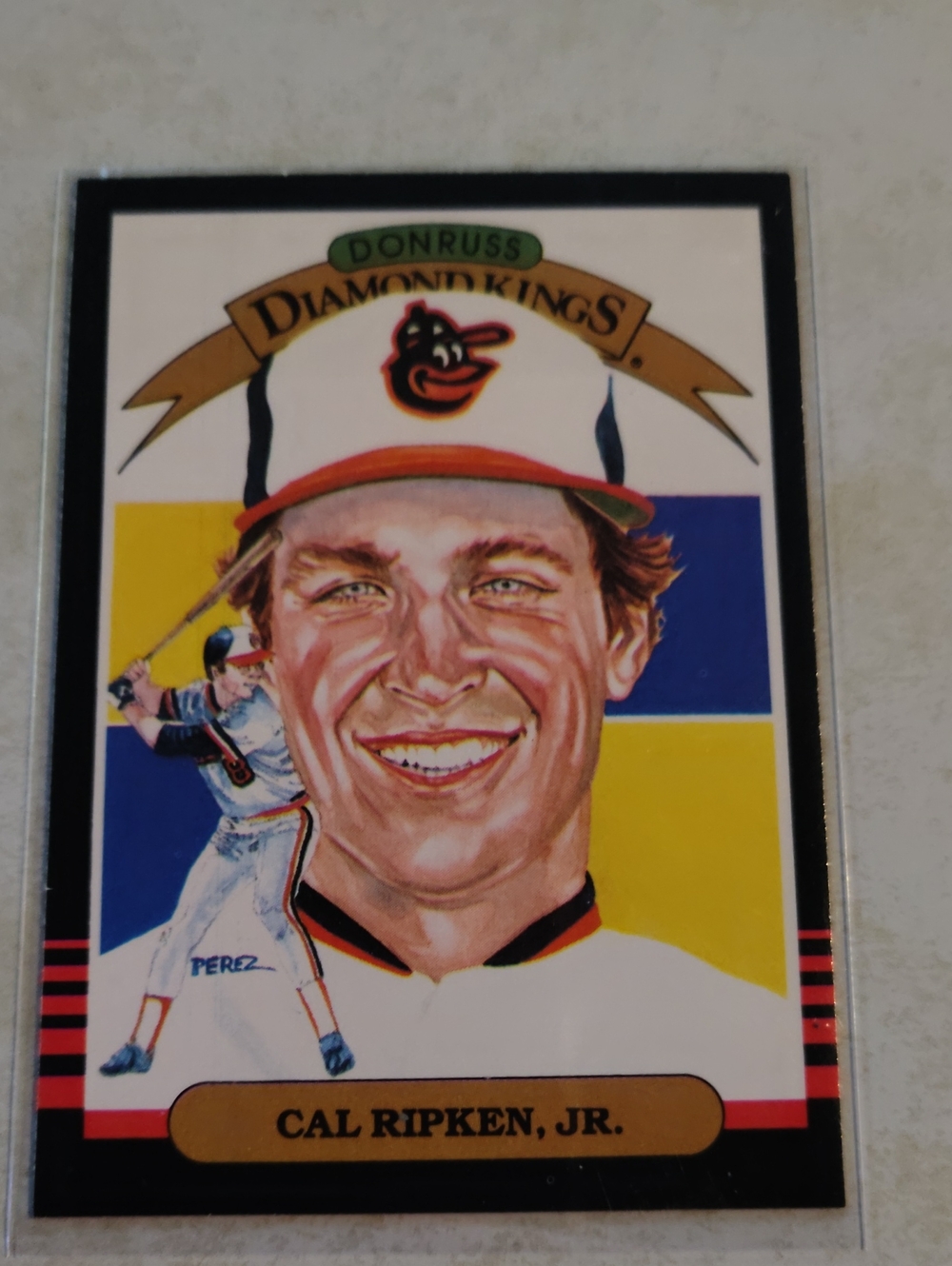 Cal Ripken 1985 Donruss Diamond Kings #14 Baltimore Orioles Baseball Card
